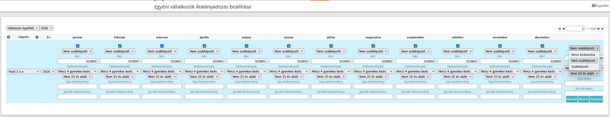 VIKI havi evjarulek beallitas
